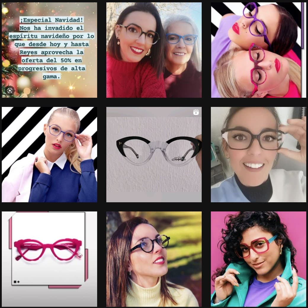 Instagram de la Óptica Lentes